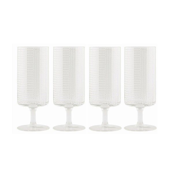 Set skleniček Stripes, 4 ks