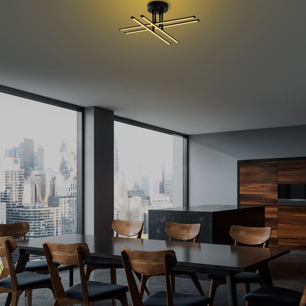 Plafoniera LED nera Exhaust - Opviq lights-image-4