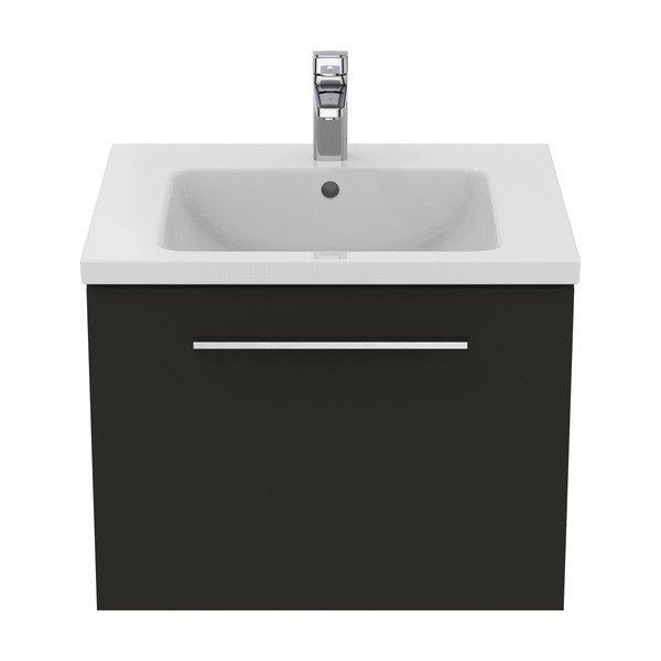 Mobile per lavabo antracite a sospensione 60x44 cm i.Life B - Ideal Standard-image-2