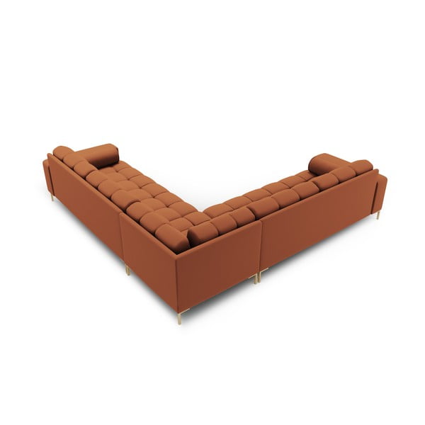 Divano angolare variabile in colore mattone Bali - Cosmopolitan Design-image-4