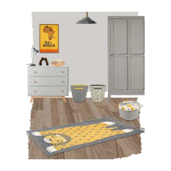 Tappeto per bambini stampato a mano , 110 x 170 cm Baba - Nattiot-image-2