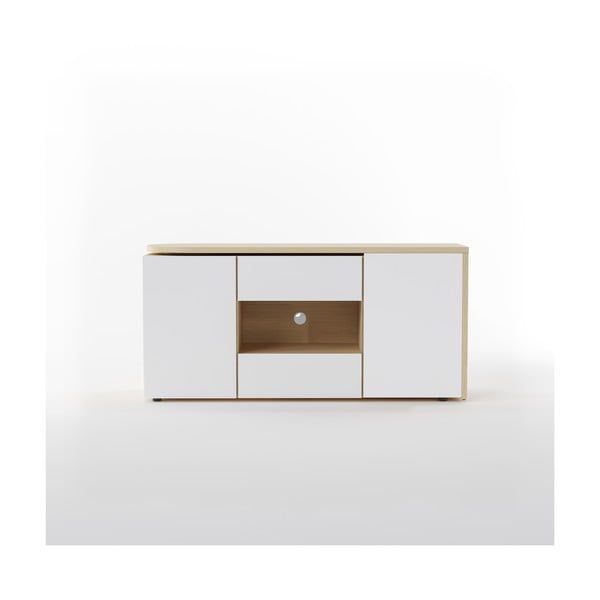 Tavolo da lavoro con piano in rovere 48x159 cm Tango - TemaHome-image-3