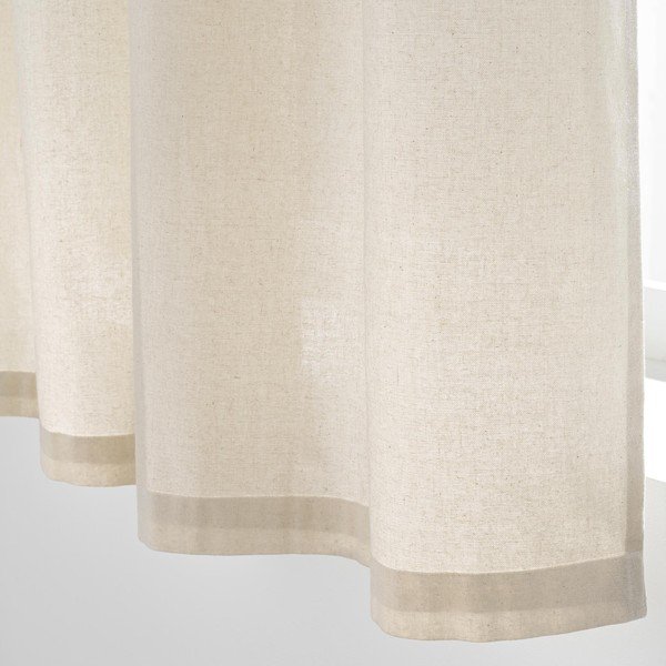 Tenda in colore naturale 140x180 cm Atlas - douceur d'intérieur-image-2