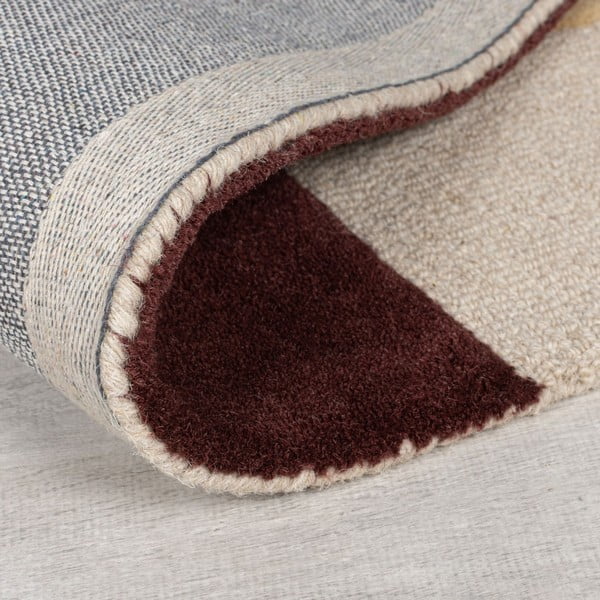 Tappeto viola in lana tessuto a mano 160x230 cm Glow Purple Multi – Flair Rugs-image-3