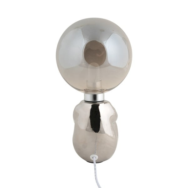 Lampada da tavolo per bambini argentata Joey – Leitmotiv-image-4