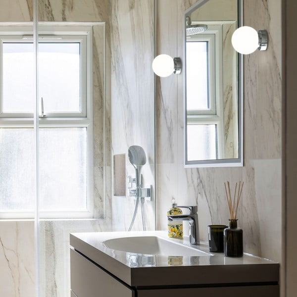 Lampada da soffitto in argento, ø 15 cm Sena - SULION-image-2