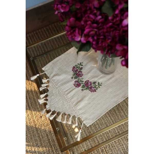 Runner da tavola in cotone 45x150 cm Cross - Oyo Concept-image-4