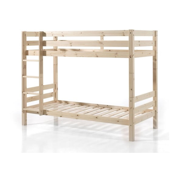 Letto a castello per bambini 90x200 cm in colore naturale Pino - Vipack