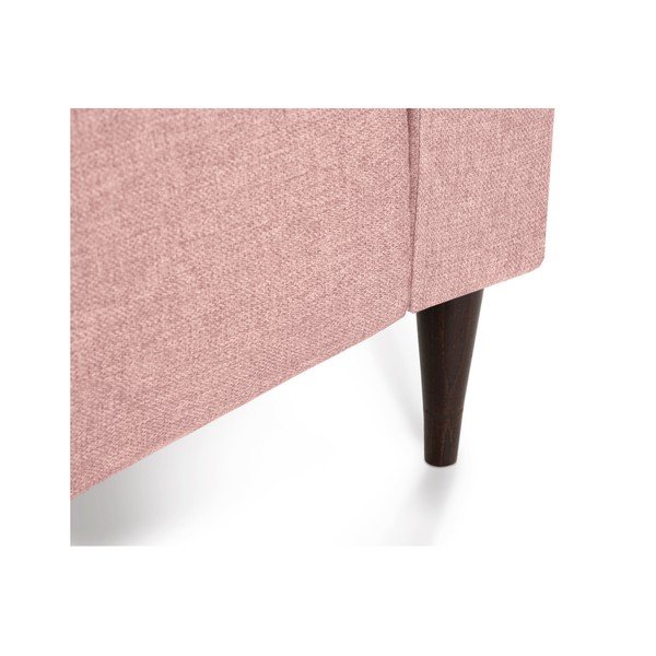 Divano rosa chiaro Ancolie, 150 cm - Mazzini Sofas-image-4