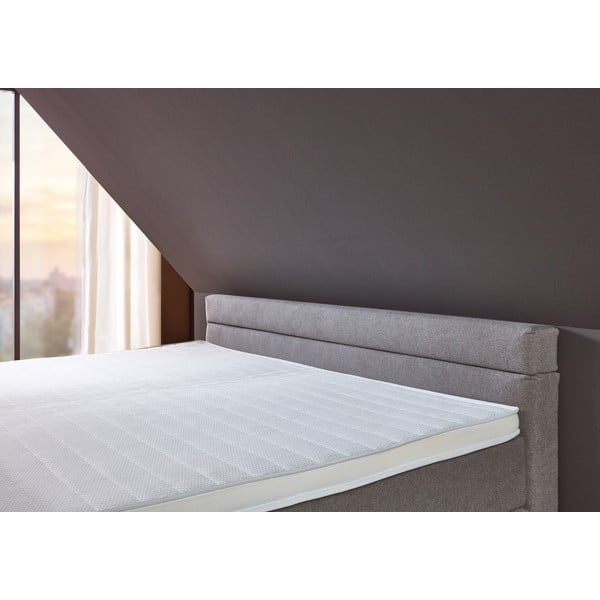 Letto boxspring grigio 180x200 cm Kokomo - Rojaplast-image-2