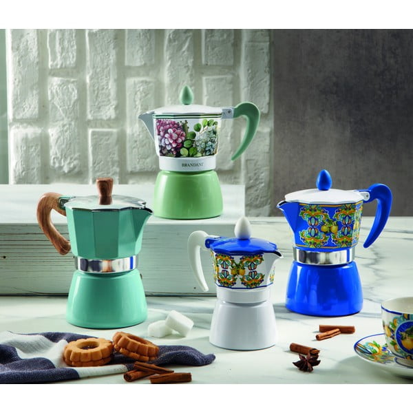 Caffettiera Moka , 3 tazze Tiffany - Brandani-image-1