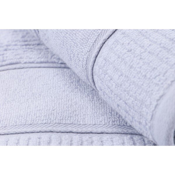 Set di asciugamani tipo terry azzurri in cotone 2 pz 50x90 cm Daniela – Foutastic-image-1