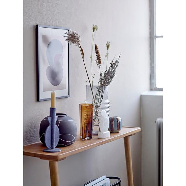 Vaso in terracotta nera dipinto a mano Niza - Bloomingville-image-1