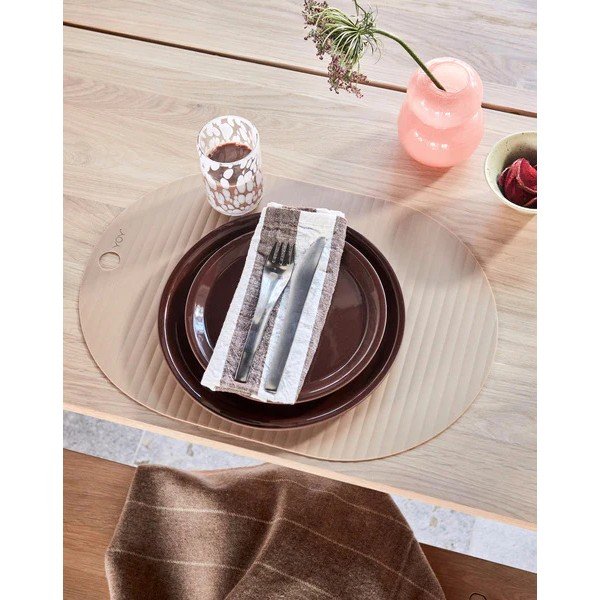 Set di piatti fondi color terracotta in terracotta 2 pz ø 19 cm Yuka – OYOY Living Design-image-1