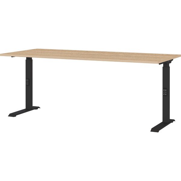 Scrivania regolabile con piano effetto rovere 80x180 cm Lissabon – Germania