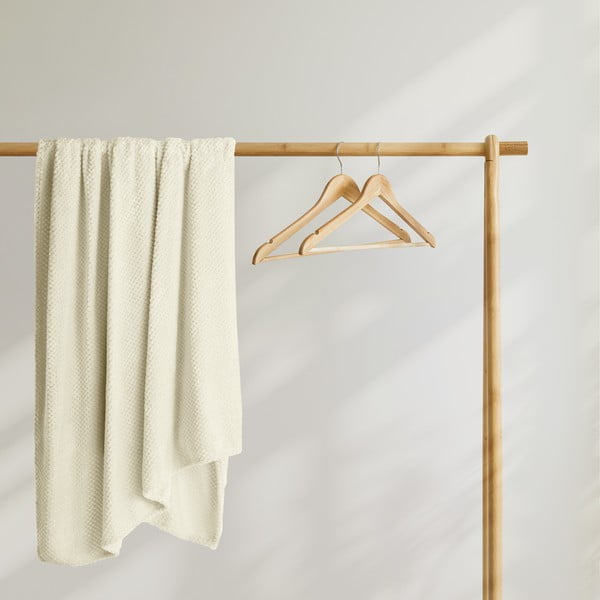 Coperta in microfibra color crema, 150 x 200 cm Henry - DecoKing-image-3