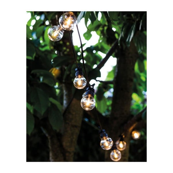 Catena luminosa 10 lampadine lunghezza 300 cm Lucas Clear - Sirius-image-2