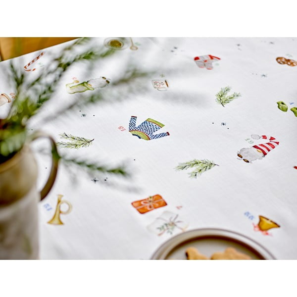 Tovaglia in cotone con motivo natalizio 140x350 cm Christmas Days - Södahl-image-2