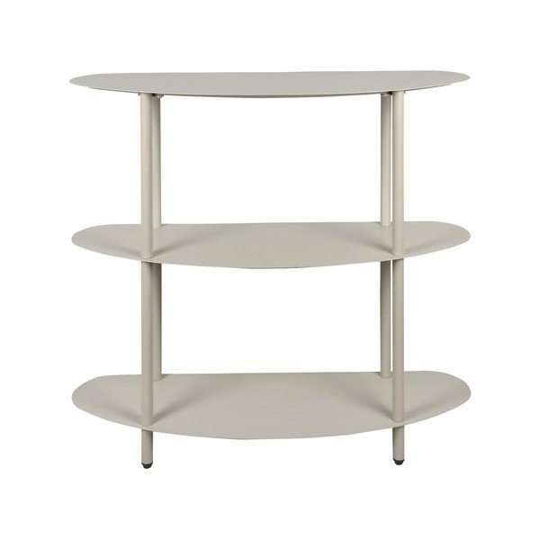 Scaffale grigio in metallo 90x82x28 cm Riqueza – Leitmotiv-image-2