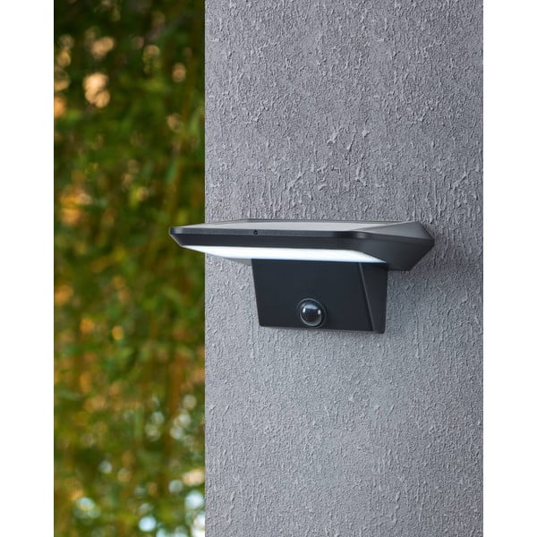illuminazione esterna LED con alimentazione a pannelli solari da parete (altezza totale 7,5 cm) PORRASSA - EGLO-image-1