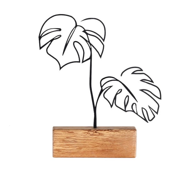 Statuetta in metallo Leaves - Mioli Decor