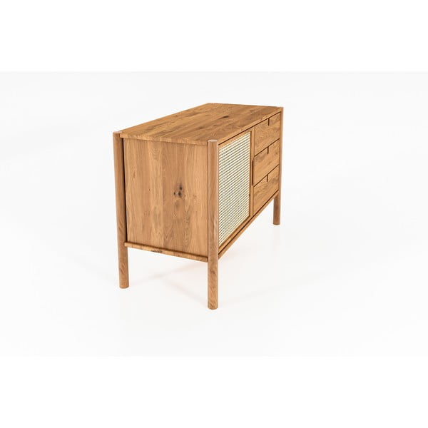 Cassettiera bassa in rovere 97x69 cm Pola - The Beds-image-3