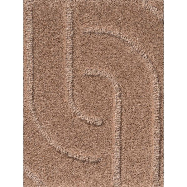 Tappeto beige in lana tessuto a mano 120x180 cm Arcura – Vikosa-image-4