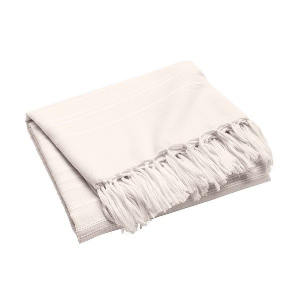 Copriletto color crema in cotone 125x150 cm Lilia – douceur d'intérieur
