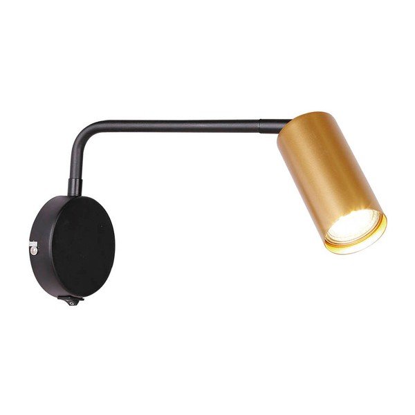 Lampada da parete in metallo di colore nero-oro Tina - Candellux Lighting-image-3