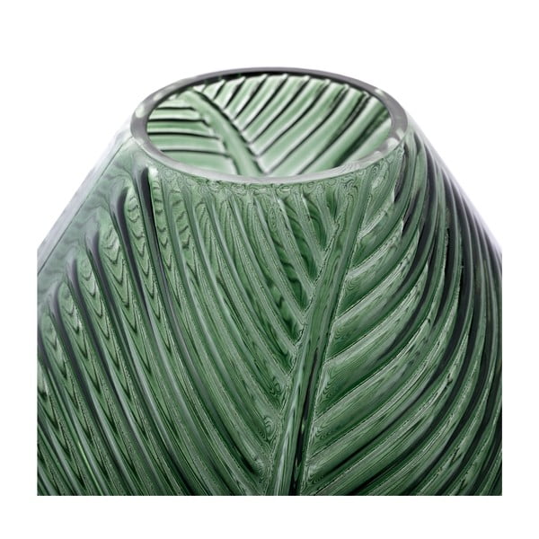Vaso in vetro verde (altezza 22 cm) Terrassa - AmeliaHome-image-2