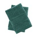 Set di asciugamani tipo terry verde scuro in cotone 2 pz 30x30 cm Anti-Bacterial – Catherine Lansfield