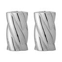 Portacandele in set in gres 2 pz Silvia – Bloomingville