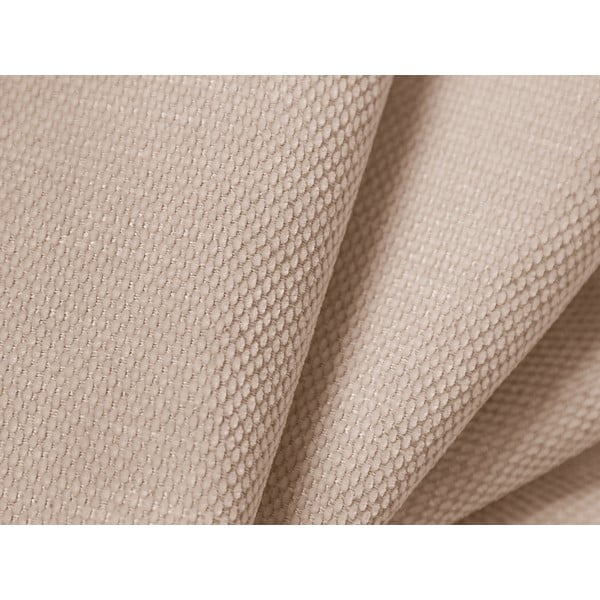 Letto matrimoniale imbottito beige con contenitore e doghe 140x200 cm Colonel - Cosmopolitan Design-image-1