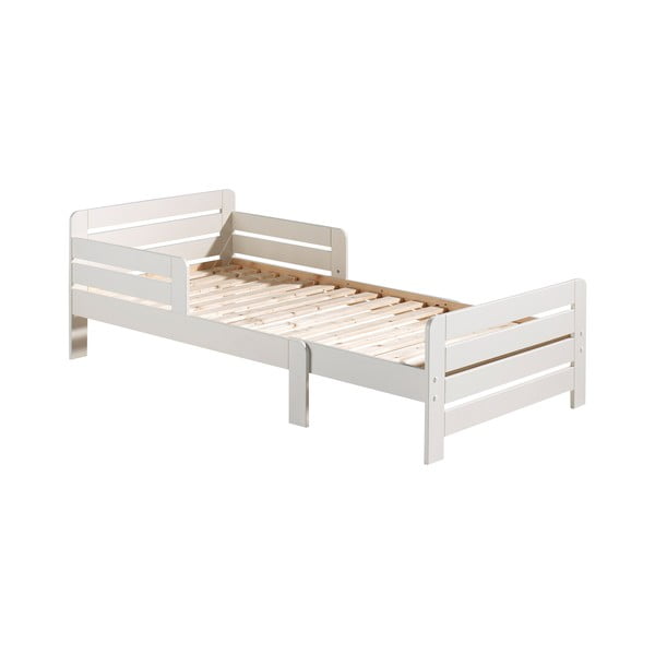 Letto per bambini in legno di pino bianco crescente con grata Jumper - Vipack-image-4