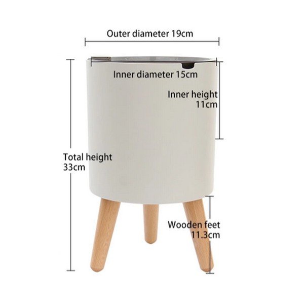 Vaso autoinnaffiante in plastica ø 19 cm Calla - Tomasucci-image-4