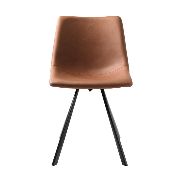 Sedia da pranzo marrone cognac Yukon - Unique Furniture-image-2