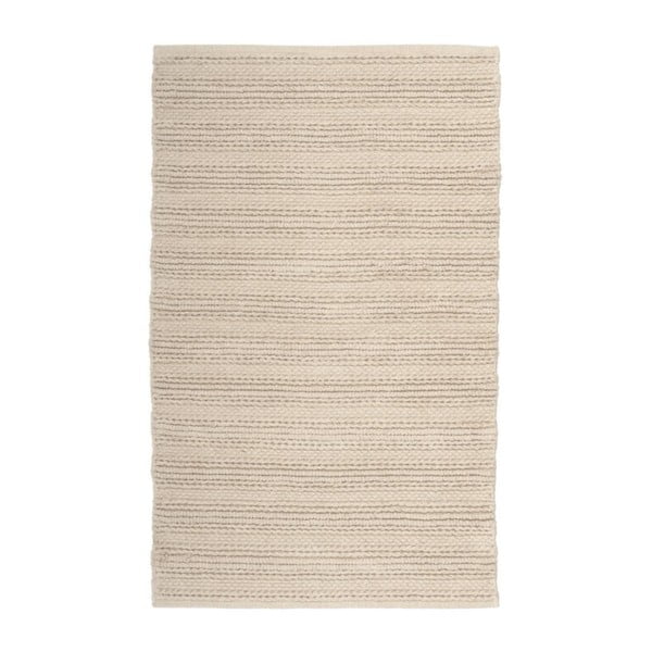 Tappeto in cotone lavabile beige 70x140 cm - Casa Selección