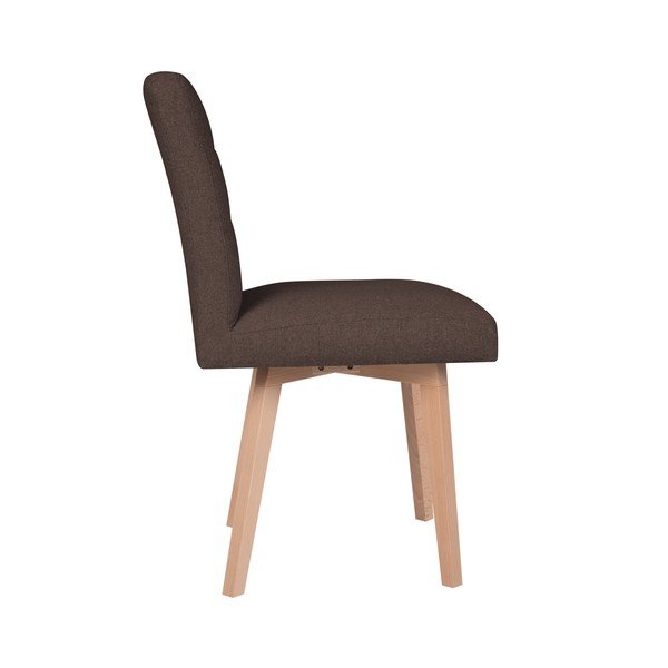 Sedia da pranzo marrone Tulip - Mazzini Sofas-image-3