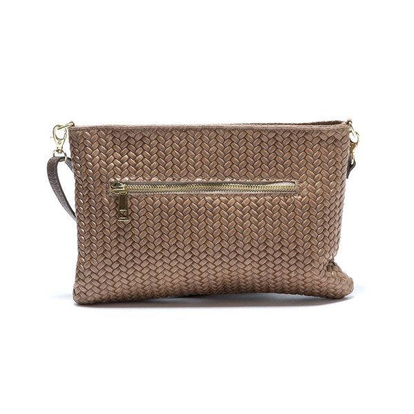 Šedo-hnědá kožená kabelka Isabella Rhea no. 8029-image-1