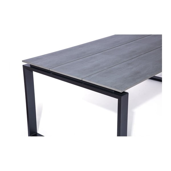 Set di 4 sedie da pranzo in rattan Gabriela e tavolo nero Strong - Bonami Essentials-image-4