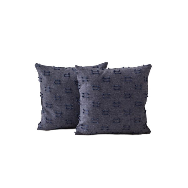 Federe decorative in set 2 pz 43x43 cm Tuffet – Mioli Decor