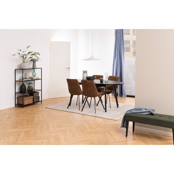 Sedie da pranzo marroni in un set di 2 Waylor - Actona-image-2