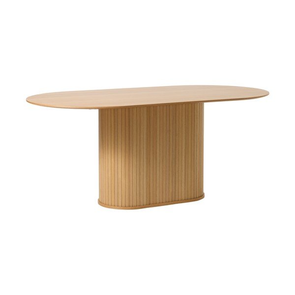 Tavolo da pranzo con piano in rovere 95x180 cm Nola - Unique Furniture