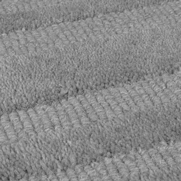 Tappeto grigio in lana tessuto a mano 120x170 cm Zen Rectangles – Flair Rugs-image-2