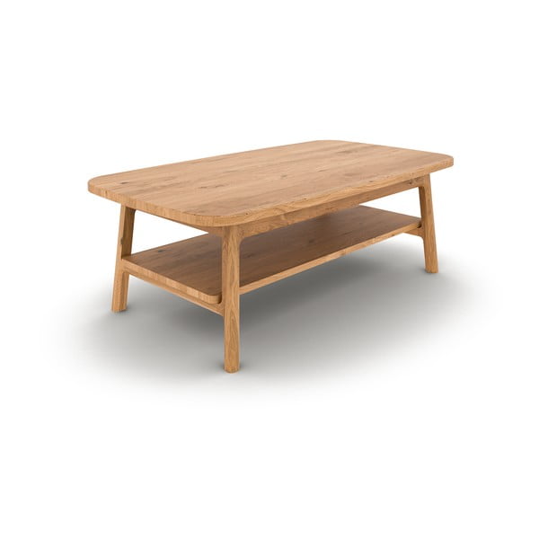 Tavolino in legno di quercia di colore naturale 70x110 cm Twig - The Beds-image-2