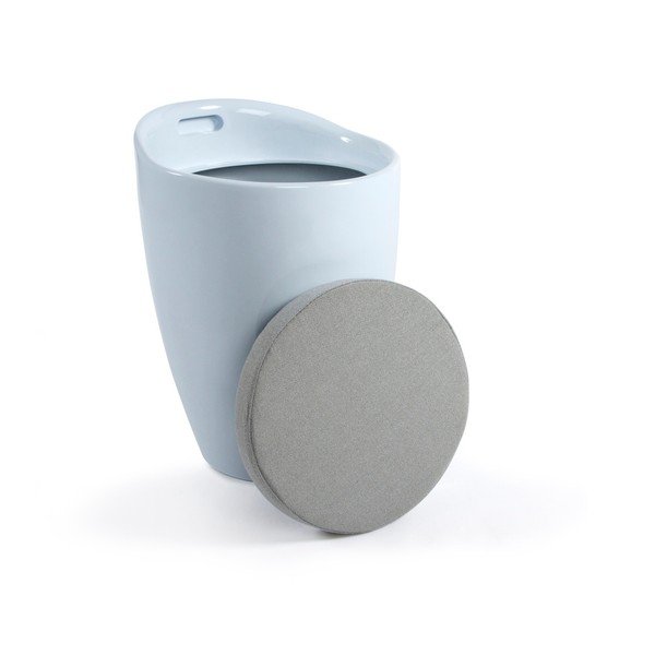 Sgabello bianco con contenitore Ese - Kokoon-image-4