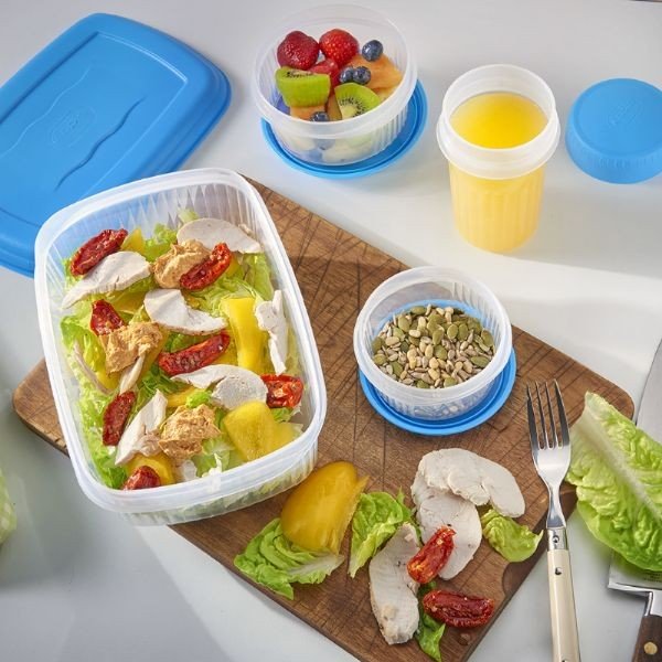 Contenitore per alimenti con coperchio Seal Tight Round Foodsaver, 1,5 l Premium Range - Addis-image-2