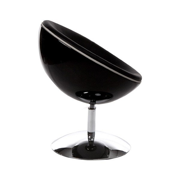 Poltrona girevole nera Sphere - Kokoon-image-4