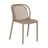 Sedia da pranzo beige in plastica impilabile Alia – Ixia