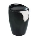 Cesto portabiancheria e sgabello nero in uno , 20 l Candy - Wenko